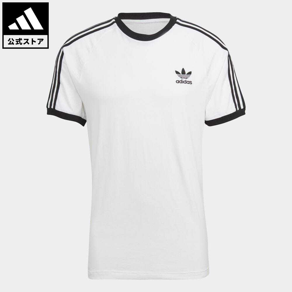 【公式】アディダス adidas 返品可 アディカラー クラシックス 3ストライプ 半袖Tシャツ オリジナルス メンズ レディース ウェア・服 トップス Tシャツ 白 ホワイト GN3494 半袖 summershop22 MAORのサムネイル