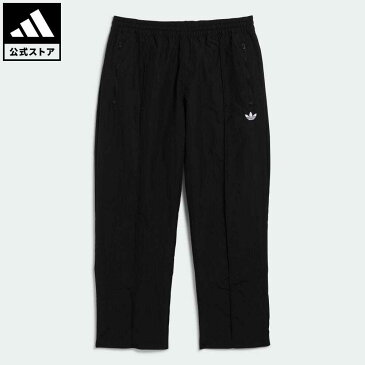 【公式】アディダス adidas 返品可 スケートボーディング ピンタックパンツ(ジェンダーニュートラル) オリジナルス レディース メンズ ウェア・服 ボトムス ジャージ パンツ 黒 ブラック GR8758 mss21fw nm_otd 下