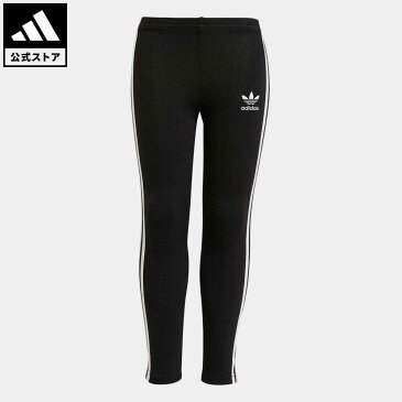 【公式】アディダス adidas 返品可 アディカラー タイツ オリジナルス キッズ／子供用 ウェア・服 ボトムス タイツ・レギンス 黒 ブラック H25256 レギンス