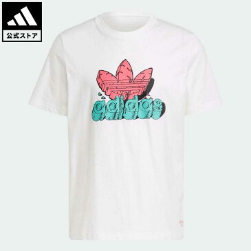 【公式】アディダス adidas 返品可 ファニー Dino Tシャツ オリジナルス メンズ ウェア・服 トップス Tシャツ 白 ホワイト H13481 mss21fw 半袖