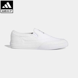 【公式】アディダス adidas 返品可 ニッツァ RF スリップ / Nizza RF Slip オリジナルス メンズ レディース シューズ・靴 スニーカー 白 ホワイト S23725 ローカット whitesneaker