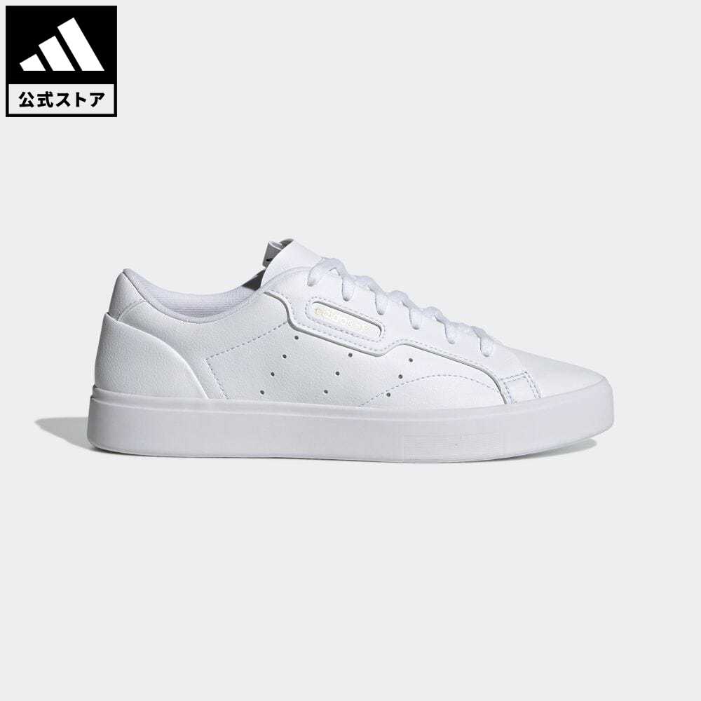 【20%OFFクーポン対象 08/19 10:00〜08/23 09:59】【公式】アディダス adidas 返品可 アディダス スリーク / adidas Sleek オリジナルス メンズ レディース シューズ・靴 スニーカー 白 ホワイト H05180 ローカット whitesneaker