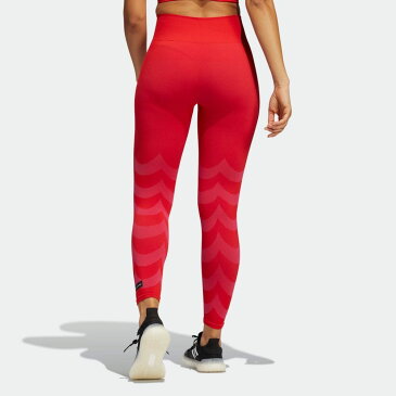 【公式】アディダス adidas 返品可 ジム・トレーニング マリメッコ エアロニット 7/8タイツ レディース ウェア・服 ボトムス タイツ・レギンス ピンク GU9526 mss21fw スポーツウェア フィットネスウェア レギンス