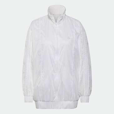 【公式】アディダス adidas 返品可 アディカラー オーバーサイズ リップストップ トラックジャケット オリジナルス レディース ウェア・服 トップス ジャージ 白 ホワイト H11422 mss21fw nm_otd
