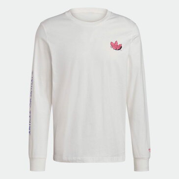 【公式】アディダス adidas 返品可 ファニー Dino 長袖Tシャツ オリジナルス メンズ ウェア・服 トップス Tシャツ 白 ホワイト H13449 mss21fw nm_otd ロンt