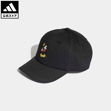 【公式】アディダス adidas 返品可 ディズニー ミッキー ベースボールキャップ オリジナルス キッズ アクセサリー 帽子 キャップ 黒 ブラック H32451 mss21fw