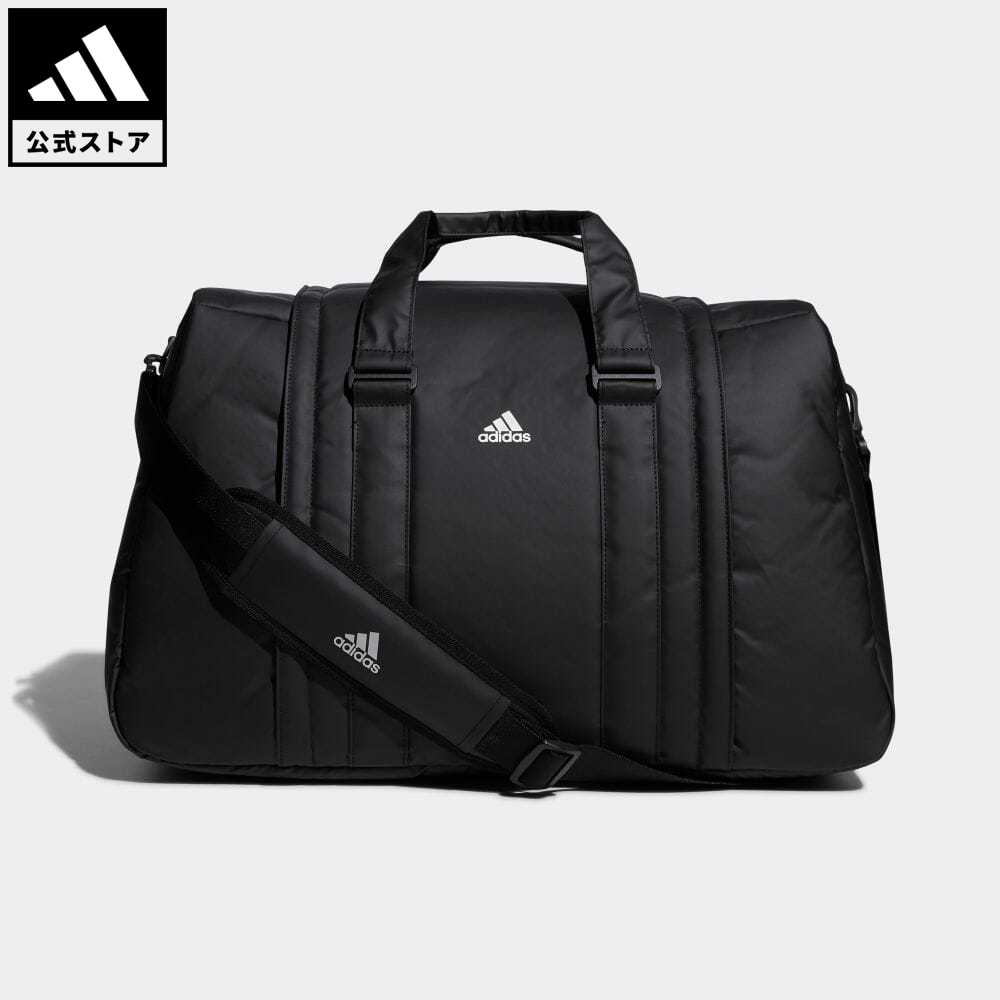 【公式】アディダス adidas 返品可 ラッピング不可 ゴルフ シルバーロゴ リサイクル ダッフルバッグ メンズ アクセサリー バッグ・カバン スポーツバッグ 黒 ブラック GT5938 ボストンバッグ