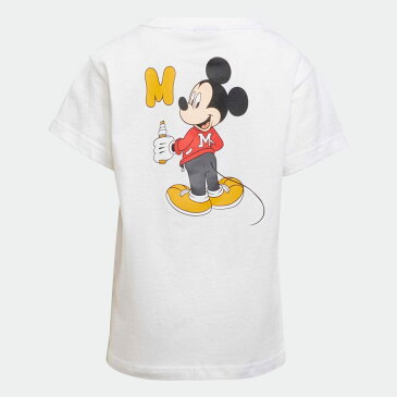 【公式】アディダス adidas 返品可 ディズニー ミッキー & フレンズ Tシャツ オリジナルス キッズ ウェア・服 トップス Tシャツ 白 ホワイト H20317 mss21fw 半袖