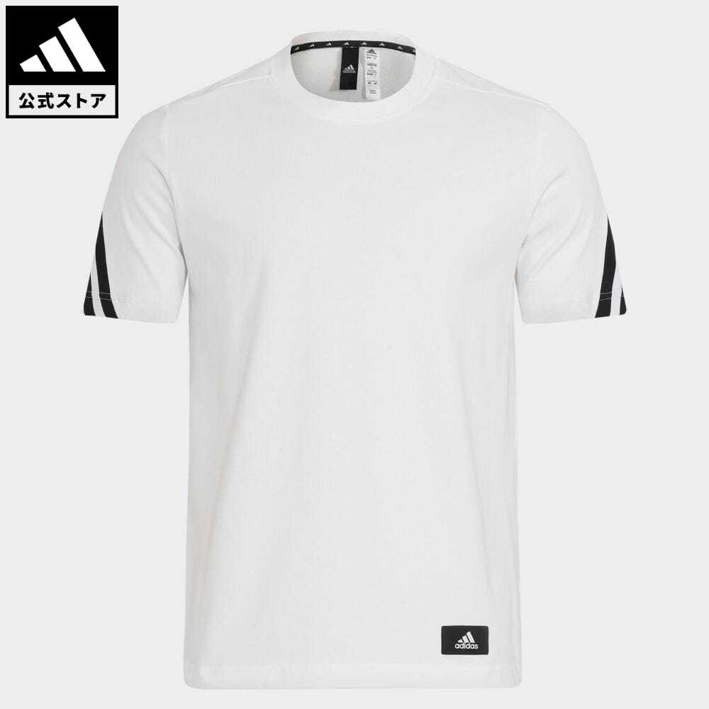【50%OFF】 【公式】アディダス adidas 返品可 アディダス スポーツウェア フューチャー アイコンズ スリーストライプ 半袖Tシャツ スポーツウェア メンズ ウェア・服 トップス Tシャツ 白 ホワイト H39787 半袖 summershop22のサムネイル