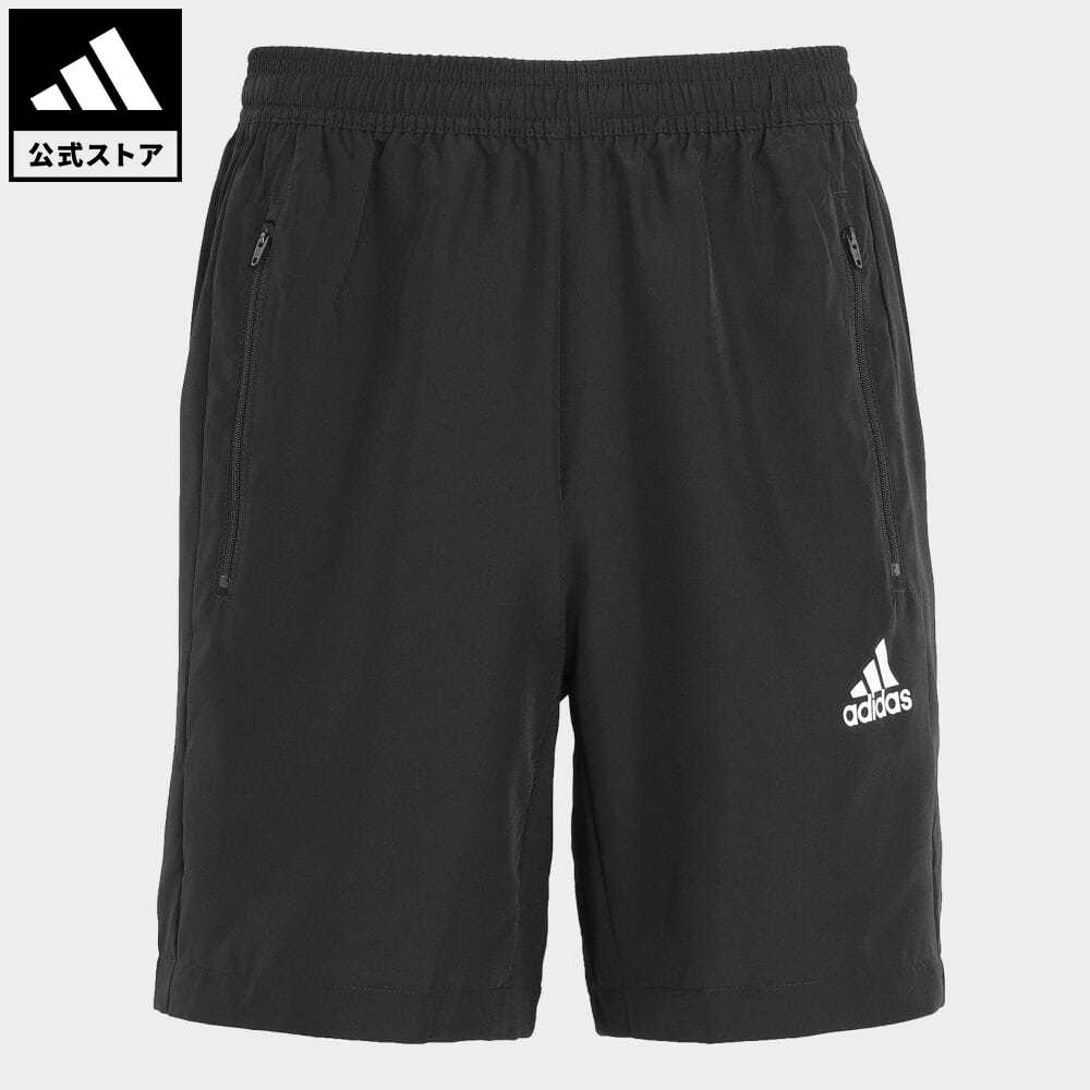 【公式】アディダス adidas 返品可 ジム・トレーニング AEROREADY デザインド トゥ ムーブ ウーブン スポーツショーツ / AEROREADY Designed 2 Move Woven Sport Shorts メンズ レディース ウェア・服 ボトムス ハーフパンツ 黒 ブラック GT8161 nm_otd summershop22のサムネイル