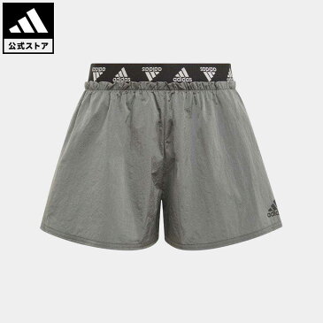 【公式】アディダス adidas 返品可 ジム・トレーニング ダンスショーツ / Dance Shorts キッズ ウェア・服 ボトムス ショートパンツ・短パン グレー H13217