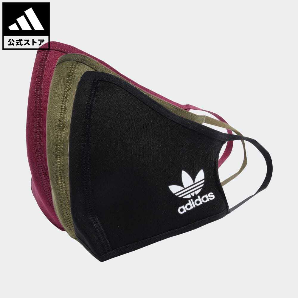   AfB X adidas tFCXJo[ 3g   FACE COVERS 3-PACK IWiX Y fB[X ANZT[ tFCXJo[  ubN HC4696