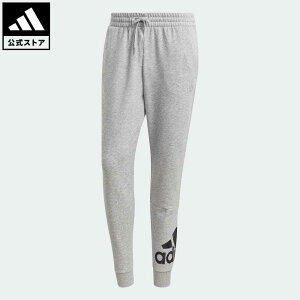 【公式】アディダス adidas 返品可 エッセンシャルズ フレンチテリー テーパード カフ ロゴパンツ / Essentials French Terry Tapered Cuff Logo Pants スポーツウェア メンズ ウェア・服 ボトムス スウェット（トレーナー） パンツ グレー GK8978 スウェット