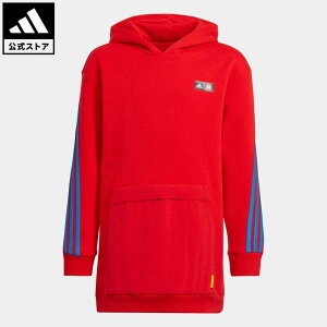 【公式】アディダス adidas 返品可 ジム・トレーニング adidas × クラシック LEGO 3ストライプス ポケットパーカー / adidas × Classic LEGO 3-Stripes Pocket Hoodie キッズ ウェア・服 トップス パーカー(フーディー) スウェット（トレーナー） 赤 レッド GU1857