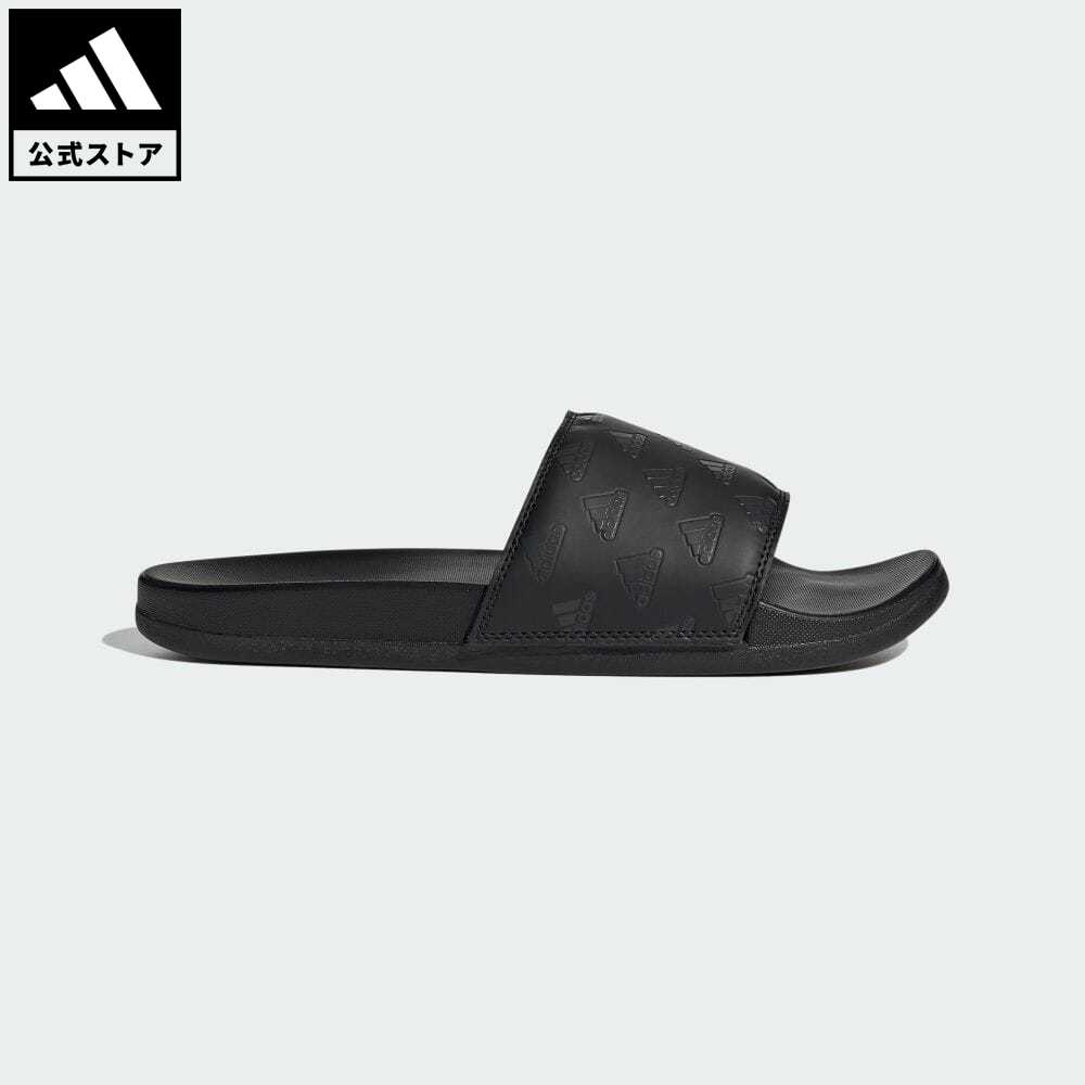【公式】アディダス adidas 返品可 アディレッタ コンフォート サンダル / Adilette Comfort Slides スポーツウェア メンズ レディース シューズ・靴 サンダル Slide / スライド 黒 ブラック GV9736 p0517