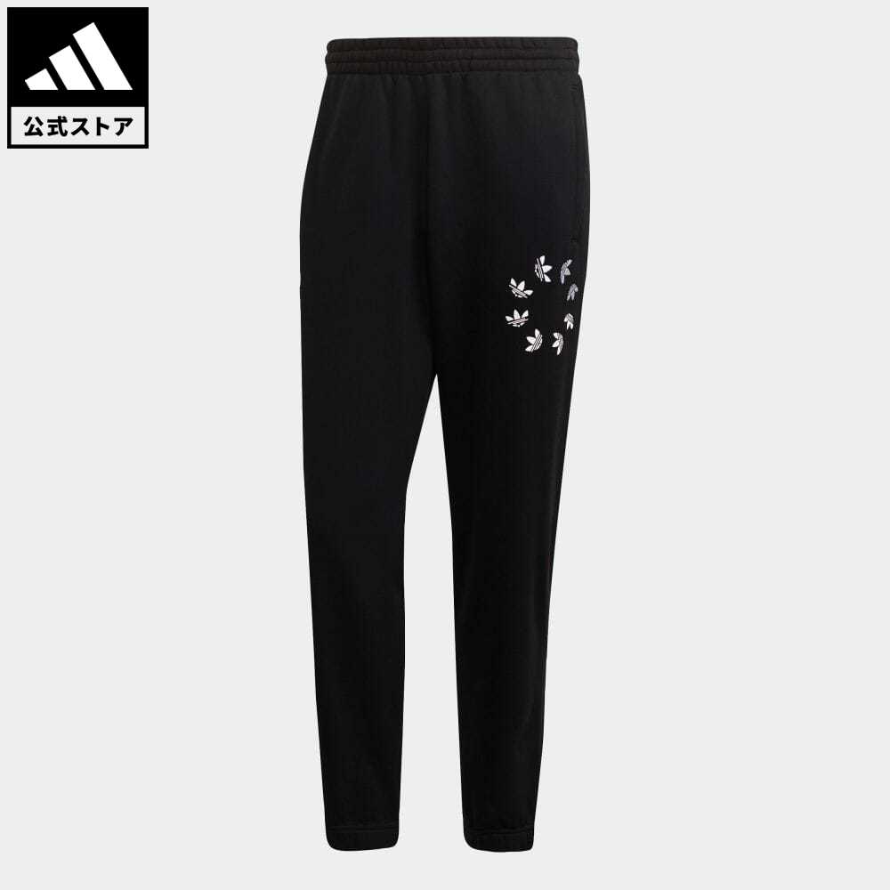 【50%OFF】【公式】アディダス adidas 返品可 アディカラー シャッタード トレフォイル スウェットパンツ オリジナルス メンズ ウェア・服 ボトムス スウェット（トレーナー） パンツ 黒 ブラック H35651 スウェットのサムネイル