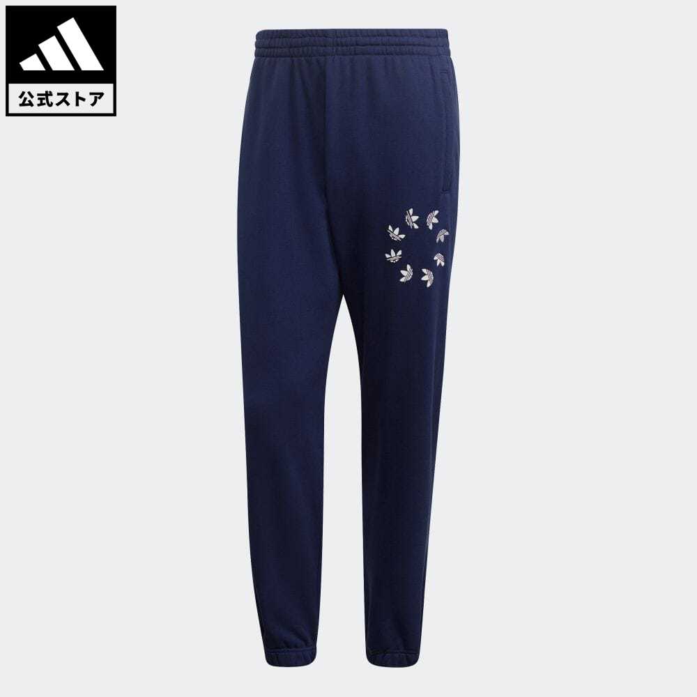 【公式】アディダス adidas 返品可 アディカラー シャッタード トレフォイル スウェットパンツ オリジナルス メンズ ウェア・服 ボトムス スウェット（トレーナー） パンツ 青 ブルー H37727 スウェット p0517