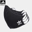 ֡ڸۥǥ adidas եС 3 / FACE COVERS 3-PACK ꥸʥ륹  ǥ ꡼ եС  ֥å HC4703פ򸫤