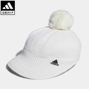 【公式】アディダス adidas 返品可 ゴルフ バイザーニットキャップ レディース アクセサリー 帽子 キャップ 白 ホワイト GU6168