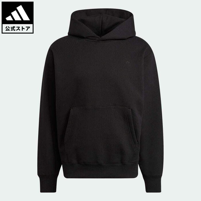 【公式】アディダス adidas 返品可 アディカラー トレフォイル パーカー オリジナルス メンズ ウェア・服 トップス パーカー(フーディー) スウェット（トレーナー） 黒 ブラック H11377 トレーナー