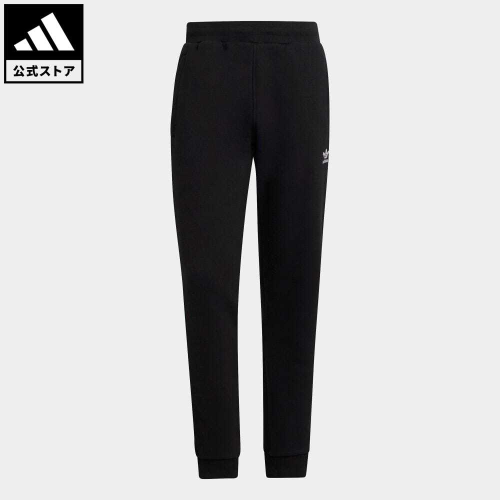【公式】アディダス adidas 返品可 アディカラー エッセンシャルズ トレフォイルパンツ オリジナルス メンズ ウェア・服 ボトムス ジャージ パンツ 黒 ブラック H34657 下