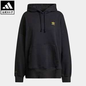 【1,000円OFFクーポン対象 03/04 20:00〜03/11 01:59】【公式】アディダス adidas 返品可 マリメッコ ゴールデンフラワーグラフィック オーバーサイズ パーカー オリジナルス レディース ウェア・服 トップス パーカー(フーディー) スウェット（トレーナー） 黒 ブラック H20