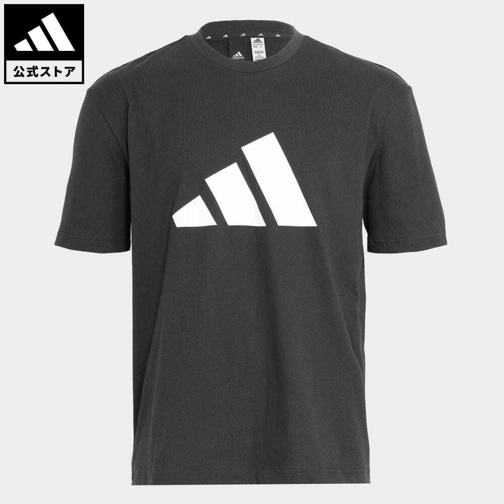 【20 OFFクーポン対象 5/9 10:00〜5/13 23:59】【公式】アディダス adidas 返品可 アディダス スポーツウェア フューチャー アイコンズ ロゴ グラフィック 半袖Tシャツ スポーツウェア メンズ ウェア 服 トップス Tシャツ 黒 ブラック H39747 半袖