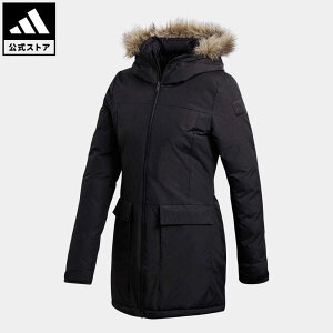 【公式】アディダス adidas 返品可 アウトドア XPLORIC パデッドパーカ レディース ウェア・服 アウター ジャケット 黒 ブラック BQ6803