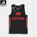 【公式】アディダス adidas 返品可 バスケットボール アルバルク東京 ホームジャージー メンズ ウェア・服 トップス ユニフォーム 黒 ブラック GA0331 wicol
