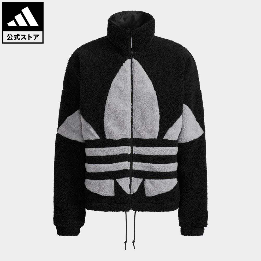 【公式】アディダス adidas 返品可 シェルパ ジャケット オリジナルス メンズ レディース ウェア・服 アウター ジャケット 黒 ブラック HC0325 fyc wt22fw win_co