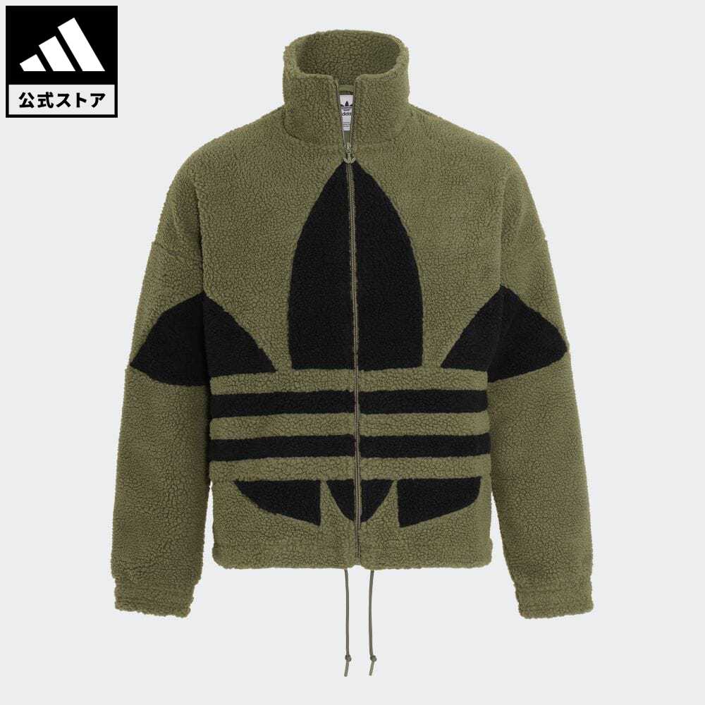 【1,000円OFFクーポン対象 12/04 20:00〜12/11 01:59】【公式】アディダス adidas 返品可 シェルパ ジャケット オリジナルス メンズ レディース ウェア・服 アウター ジャケット 緑 グリーン HC0326 fyc wt22fw win_co