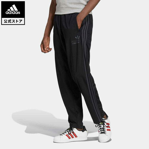 【公式】アディダス adidas 返品可 ボバ・フェット ファイヤーバード トラックパンツ オリジナルス メンズ ウェア・服 ボトムス ジャージ パンツ 黒 ブラック HI6004 下