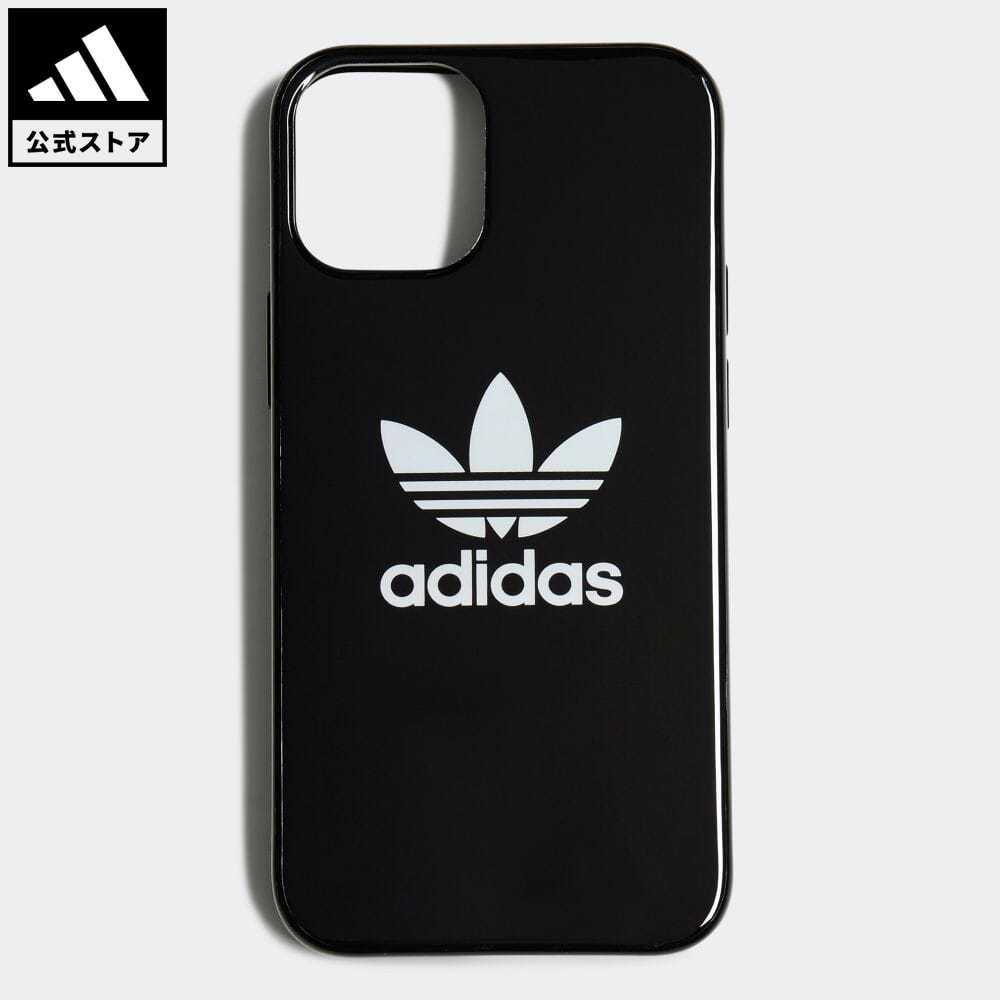 【公式】アディダス adidas 返品可 iPhone 12 mini 5.4 インチ用 はめこみ式ケース / OR Snap Case Trefoil iPhone 12 mini オリジナルス メンズ レディース アクセサリー iPhoneケース(スマホケース) 黒 ブラック EX7951