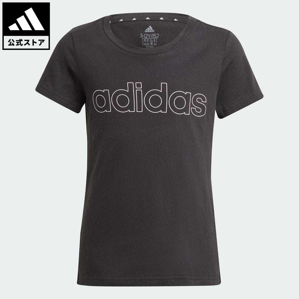 【50%OFF】 【公式】アディダス adidas 返品可 アディダス エッセンシャルズ 半袖Tシャツ / adidas Essentials Tee スポーツウェア キッズ／子供用 ウェア・服 トップス Tシャツ 黒 ブラック GN4042 半袖のサムネイル
