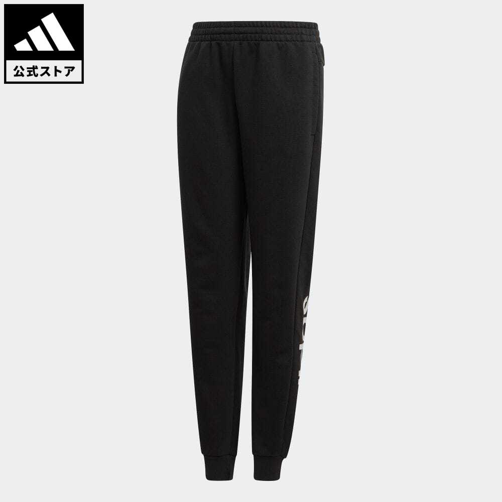 【公式】アディダス adidas 返品可 リニア パンツ / Linear Pants スポーツウェア キッズ／子供用 ウェア・服 ボトムス パンツ 黒 ブラック EH6159のサムネイル