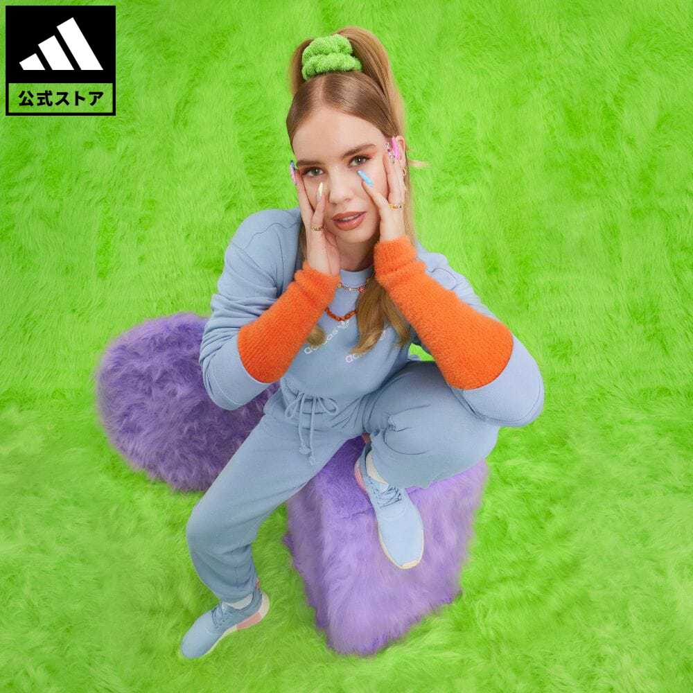 【公式】アディダス adidas 返品可 トラックパンツ（ジャージ） オリジナルス レディース ウェア・服 ボトムス ジャージ パンツ 青 ブルー HM4874 下