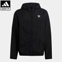 【公式】アディダス adidas 返品可 アディカラー エッセンシャルズ トレフォイル ウインドブレーカー オリジナルス メンズ ウェア・服 アウター ウインドブレーカー 黒 ブラック H34687 nm_otd eoss23ss