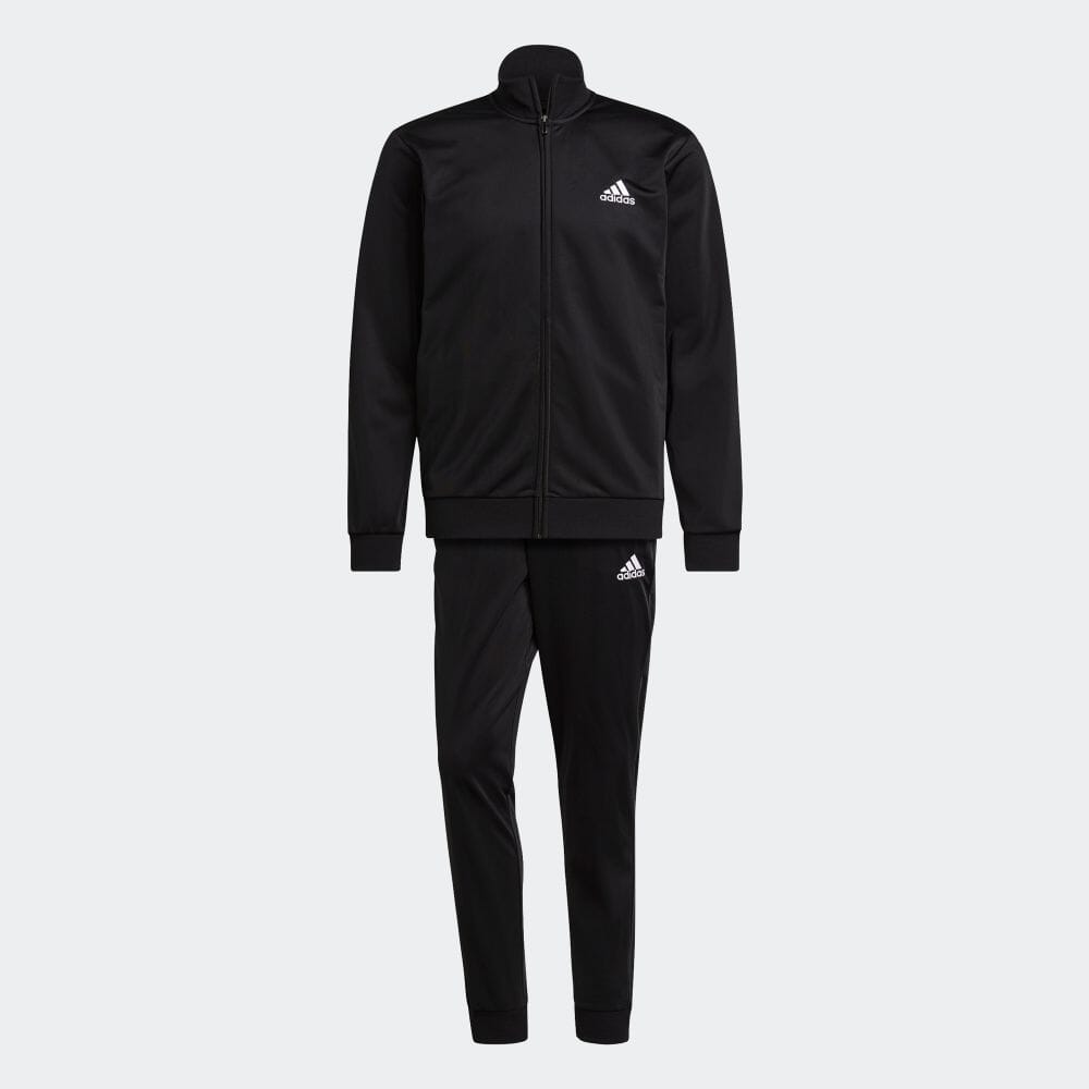 【公式】アディダス adidas 返品可 エッセンシャルズ スモールロゴ トラックスーツ メンズ ウェア・服 セットアップ ジャージ 黒 ブラック GK9656 上下