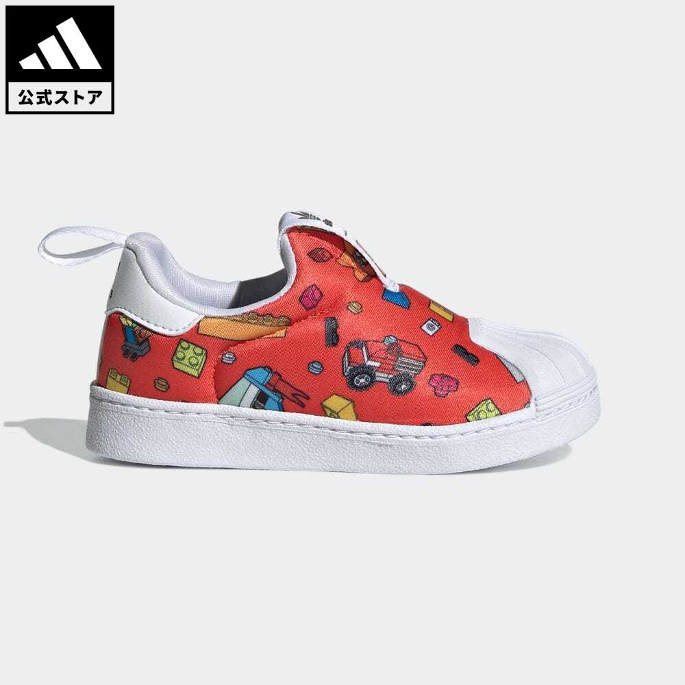 【公式】アディダス adidas 返品可 adidas SST 360 × LEGO オリジナルス キッズ／子供用 シューズ・靴 スニーカー 白 ホワイト GX3287 ローカット whitesneakerのサムネイル