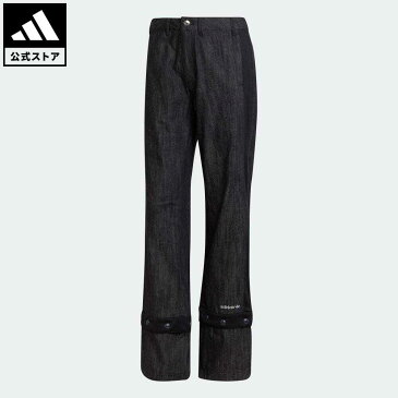 【公式】アディダス adidas 返品可 ツイル トラックパンツ(ジャージ) オリジナルス レディース ウェア・服 ボトムス ジャージ パンツ 黒 ブラック HE6850 下