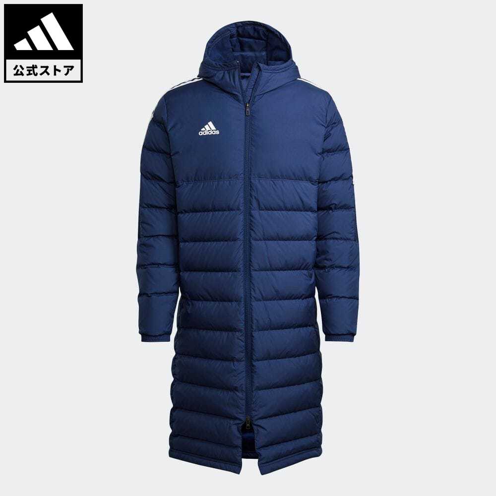 【公式】アディダス adidas 返品可 サッカー ティロ 21 ロングダウンコート / Tiro 21 Long Down Coat メンズ レディース ウェア・服 アウター ダウン 青 ブルー GM5246 ダウンジャケット