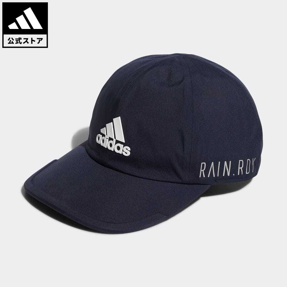 【公式】アディダス adidas 返品可 ゴルフ 撥水RAIN.RDYキャップ メンズ レディース アクセサリー 帽子 キャップ 青 ブルー HA5862