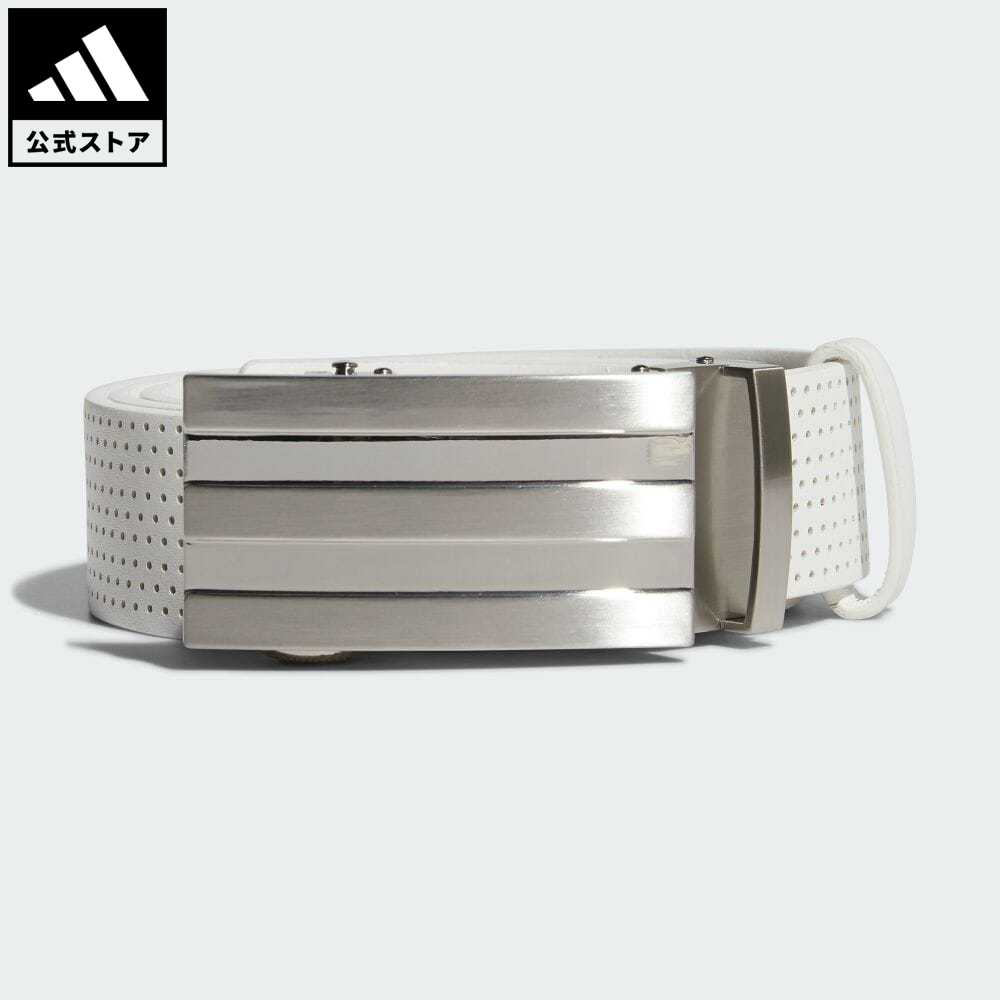 楽天adidas Online Shop 楽天市場店【公式】アディダス adidas 返品可 ゴルフ パンチング 無段階調節ベルト メンズ アクセサリー ベルト 白 ホワイト HA5950 Gnot