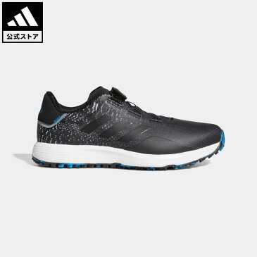 【公式】アディダス adidas 返品可 ゴルフ S2G SL ボア / S2G BOA Wide Spikeless Golf メンズ シューズ・靴 スポーツシューズ 黒 ブラック GV9789