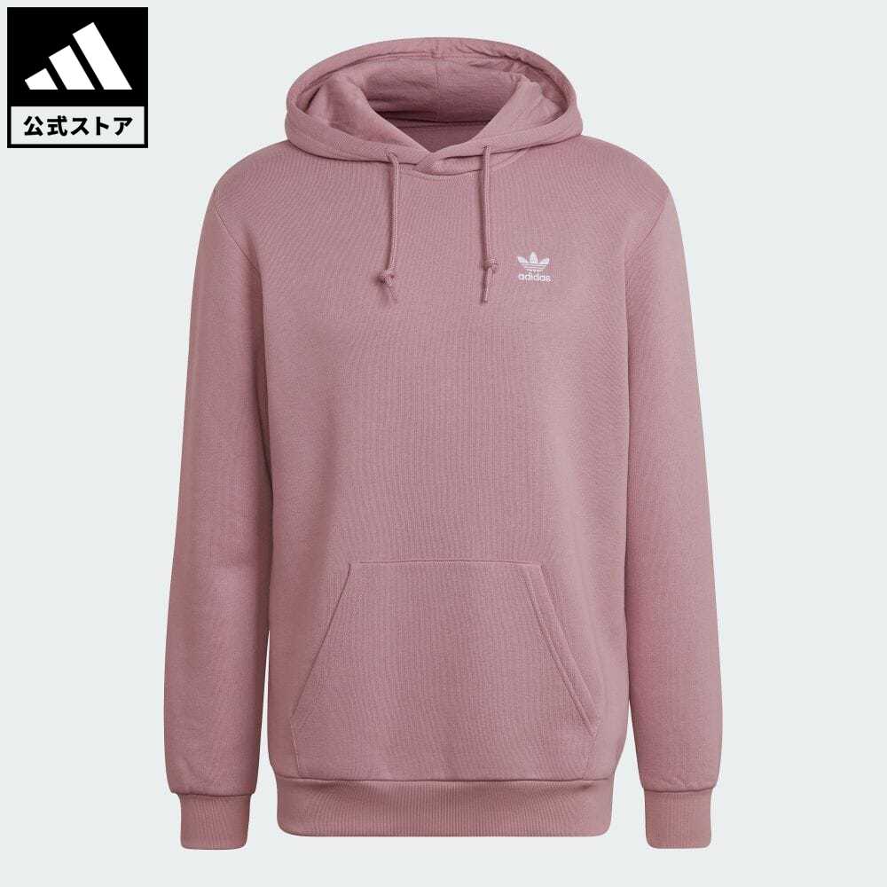 【公式】アディダス adidas 返品可 アディカラー エッセンシャルズ トレフォイルパーカー オリジナルス メンズ ウェア・服 トップス パーカー(フーディー) スウェット（トレーナー） 紫 パープル HE9416 トレーナー