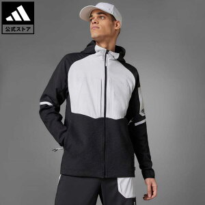 【公式】アディダス adidas 返品可 Designed for Gameday プレミアム フルジップ ジャケット メンズ ウェア・服 トップス パーカー(フーディー) ジャージ 黒 ブラック HG5859 トレーナー