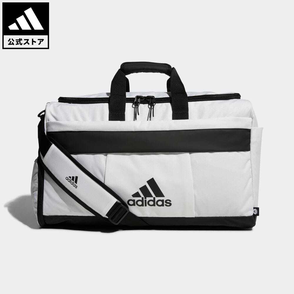 アディダス 【公式】アディダス adidas 返品可 ラッピング不可 ゴルフ シューズポケット付き ダッフルバッグ メンズ アクセサリー バッグ・カバン スポーツバッグ 白 ホワイト HA3194 ボストンバッグ Gnot