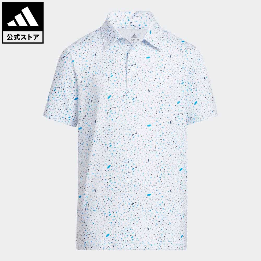 【公式】アディダス adidas 返品可 ゴルフ BOYS フラッグプリント 半袖シャツ キッズ／子供用 ウェア・服 トップス ポロシャツ 青 ブルー HD4952 Gnotのサムネイル