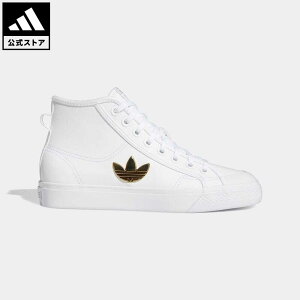 【公式】アディダス adidas 返品可 ニッツァ トレフォイル ハイ / Nizza Trefoil High オリジナルス レディース メンズ シューズ・靴 スニーカー 白 ホワイト H01134 ハイカット