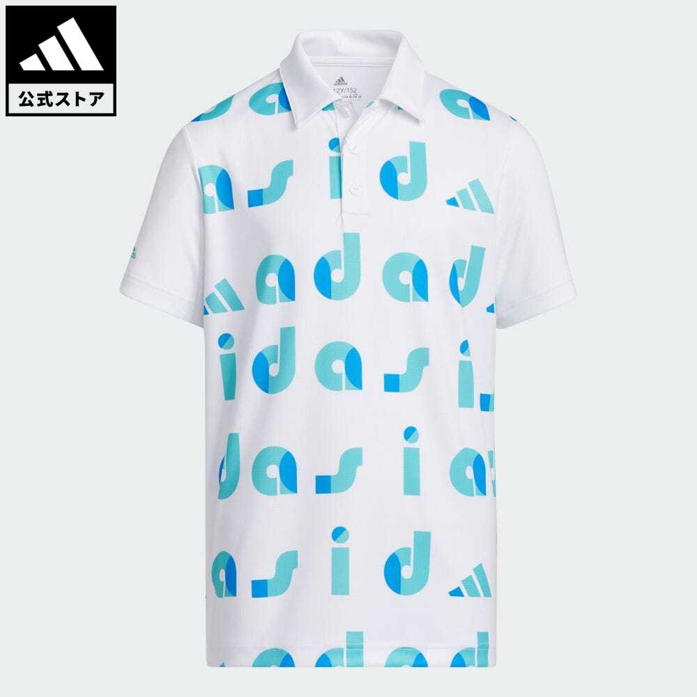 【公式】アディダス adidas 返品可 ゴルフ BOYS グラフィック 半袖シャツ キッズ／子供用 ウェア・服 トップス ポロシャツ 緑 グリーン HC0250 Gnot p0517